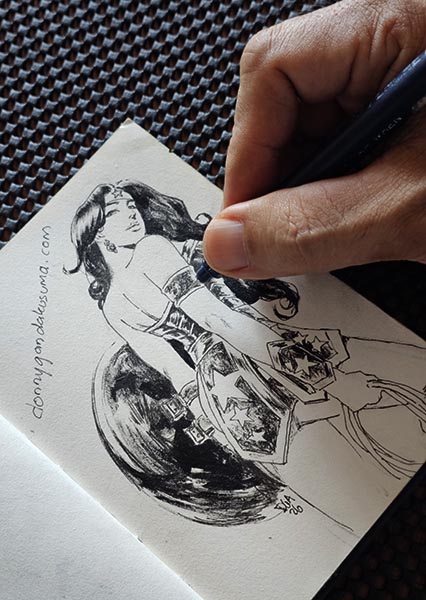 Donny Gandakusuma — Indonesian comic artist and illustrator specialising in original hand-drawn ink art